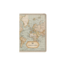 Personalised Vintage World Map Travel