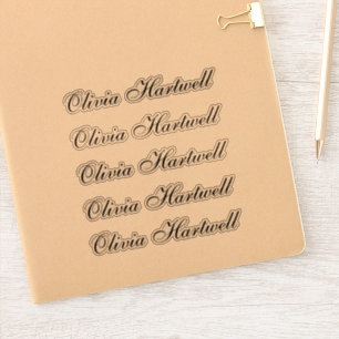 Personalised Vinyl Decal Custom Name Sticker