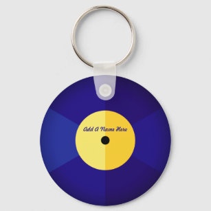 Personalised Vinyl Record Music Key Ring