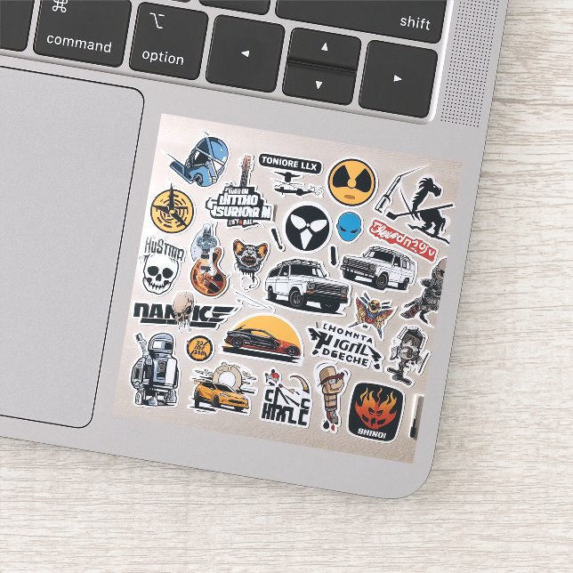 personalised vinyl stickers, printable vinyl stick (Detail)