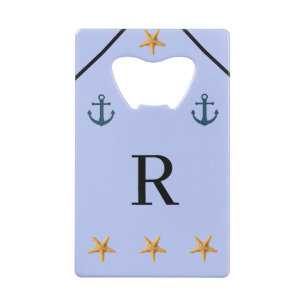 Personalised Violet Coastal Anchor Starfish