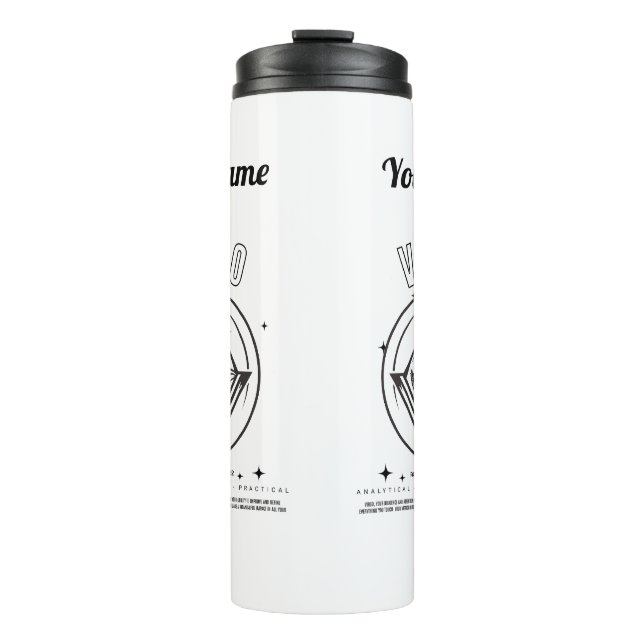 Personalised Virgo Thermal Tumbler (Front)