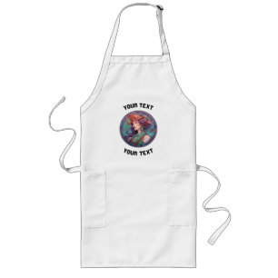 Personalised Virgo Zodiac Long Apron