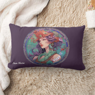 Personalised Virgo Zodiac Lumbar Cushion