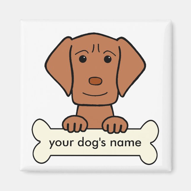 Personalised Vizsla Magnet (Front)
