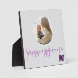Personalised Voice Wave Keepsake for Mum Plaque