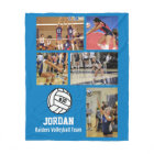 Personalised Volleyball 5 Photo Collage Name Team#