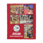 Personalised Volleyball 5 Photo Collage Name Team#