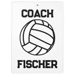 Personalised Volleyball Clipboard