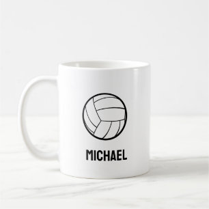 Personalised Volleyball,Gift For Volleyball Player Coffee Mug