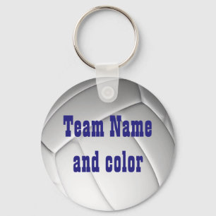 Personalised Volleyball Keychain