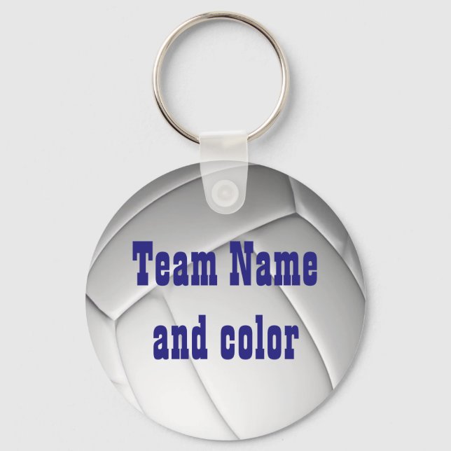Personalised Volleyball Keychain (Front)