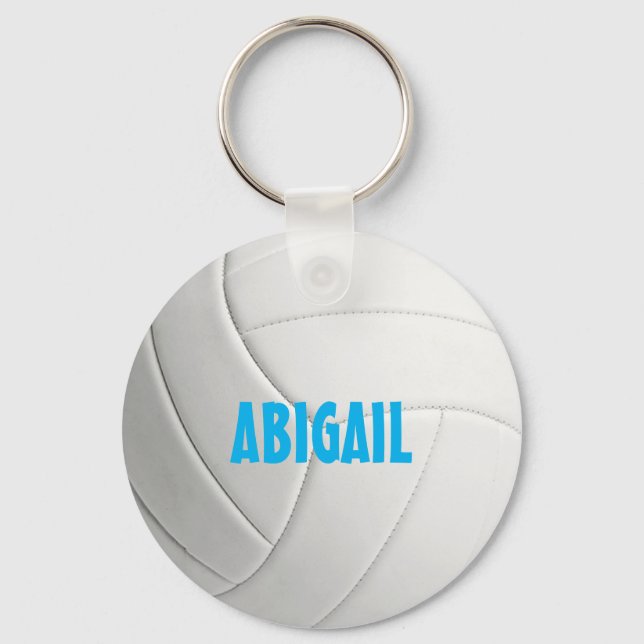 Personalised Volleyball Keychain (Front)