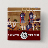 Personalised Volleyball Photo Name Team #
