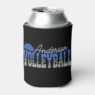 Personalised Volleyball Player ADD NAME Team Champ Can Cooler