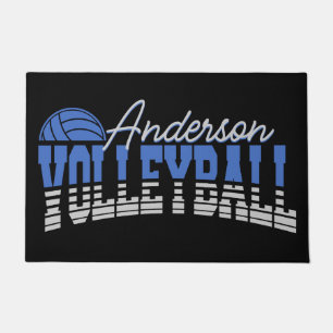 Personalised Volleyball Player ADD NAME Team Champ Doormat
