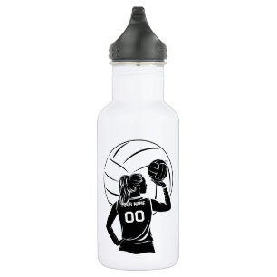 Personalised Volleyball Player Custom Name, Number 532 Ml Water Bottle