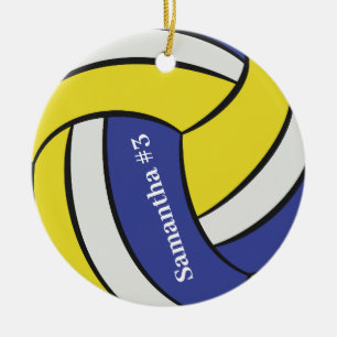 Personalised Volleyball Sports Ceramic Ornament