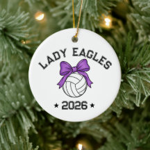 Personalised Volleyball Team Ornament | Custom Tea