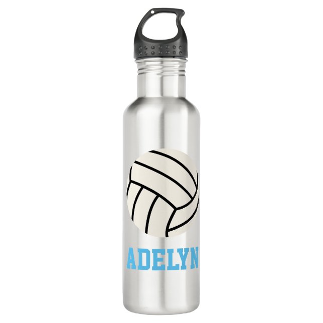 Personalised Volleyball Water Bottle (Front)