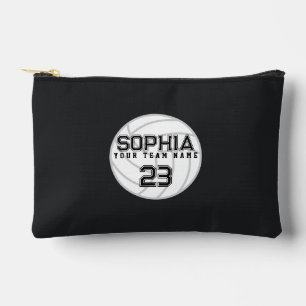 Personalised Volleyball with Team and Player Name Accessory Pouch