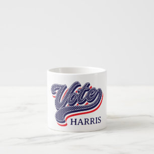 Personalised Vote Election Stars and Stripes Espresso Cup