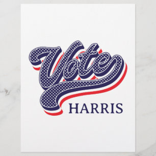 Personalised Vote Election Stars and Stripes Flyer