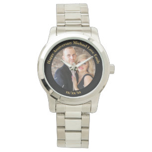 Personalised VOW Renewal Anniversary PHOTO Custom Watch