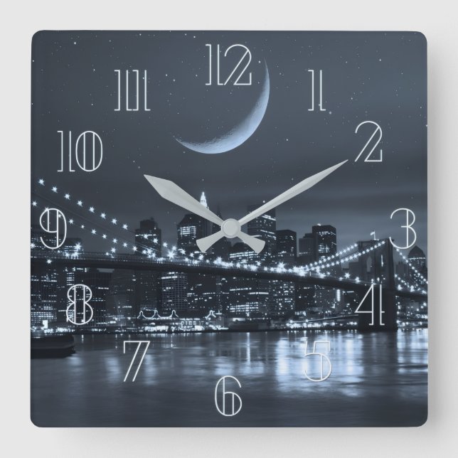 Personalised Wall Clock | Modern Home Decor Clock (Front)
