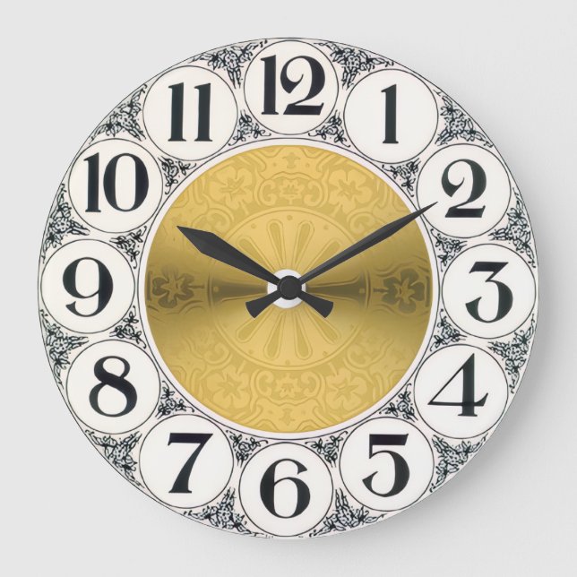 Personalised Wall Clock | Modern Home Decor Clock (Front)