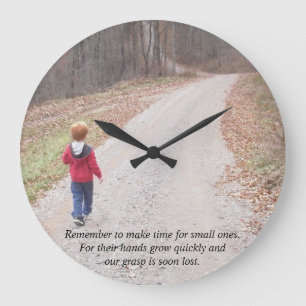 Personalised Wall clock with your photos and text