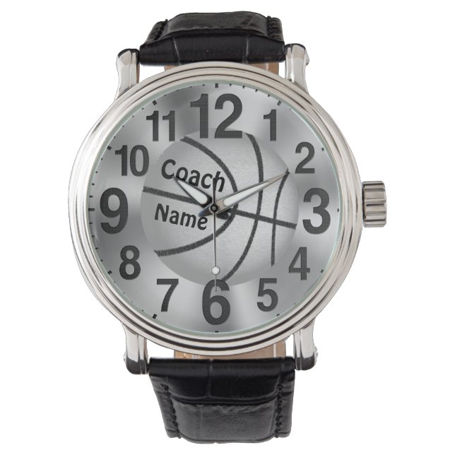 Personalised Watches for Coaches "Coach" and NAME (Front)