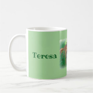 Personalised Watchful Tiger mug