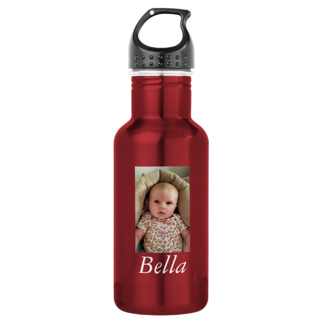 Personalised Water Bottle, Add Your Picture!  532 Ml Water Bottle (Front)