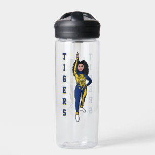 Personalised Water Bottle Gold Tiger 2