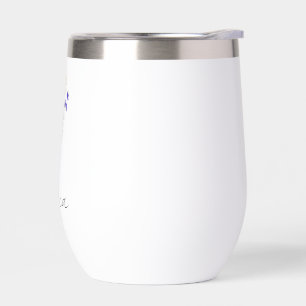 Personalised Water Tumbler,Custom Name Birth Flowe