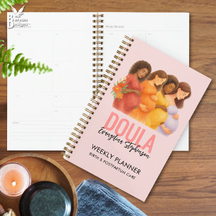 Personalised Watercolor Birth Postpartum DOULA Planner