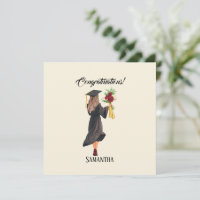 Personalised Watercolor Graduation
