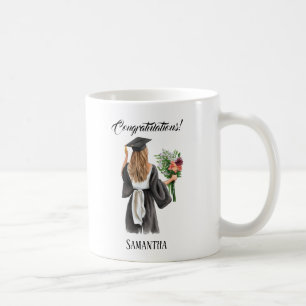 Personalised Watercolor Graduation (12) Coffee Mug