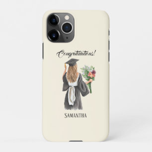 Personalised Watercolor Graduation (12) iPhone 11Pro Case