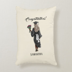 Personalised Watercolor Graduation (4) Decorative Cushion