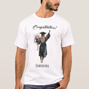 Personalised Watercolor Graduation (7) T-Shirt