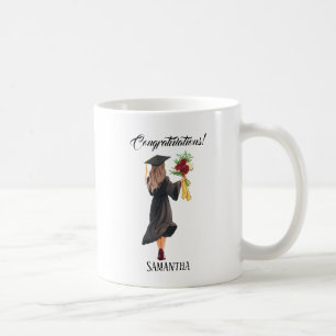 Personalised Watercolor Graduation Coffee Mug