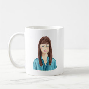 Personalised Watercolor Image Mug