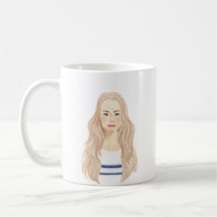Personalised Watercolor Image Mug