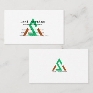 Personalised Watercolor Modern Business Card