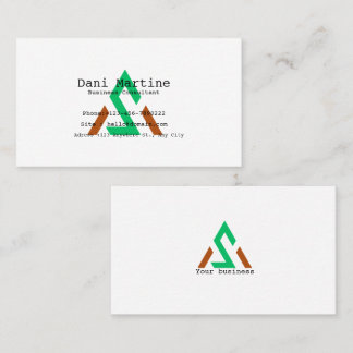 Personalised Watercolor Modern Business Card