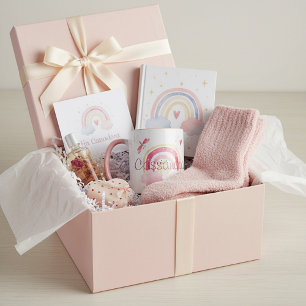 Personalised watercolor rainbow  mug