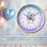 Personalised Watercolor Under the Sea  Clock<br><div class="desc">Add a touch of undersea magic to your decor with our "Personalised Watercolor Under the Sea Clock." Dive into the whimsical world of the ocean with this enchanting clock, featuring delightful watercolor illustrations of marine life and captivating underwater scenes. From playful dolphins to colourful coral reefs, each element captures the...</div>