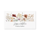 Personalised Watercolor Wildflower Pretty Floral